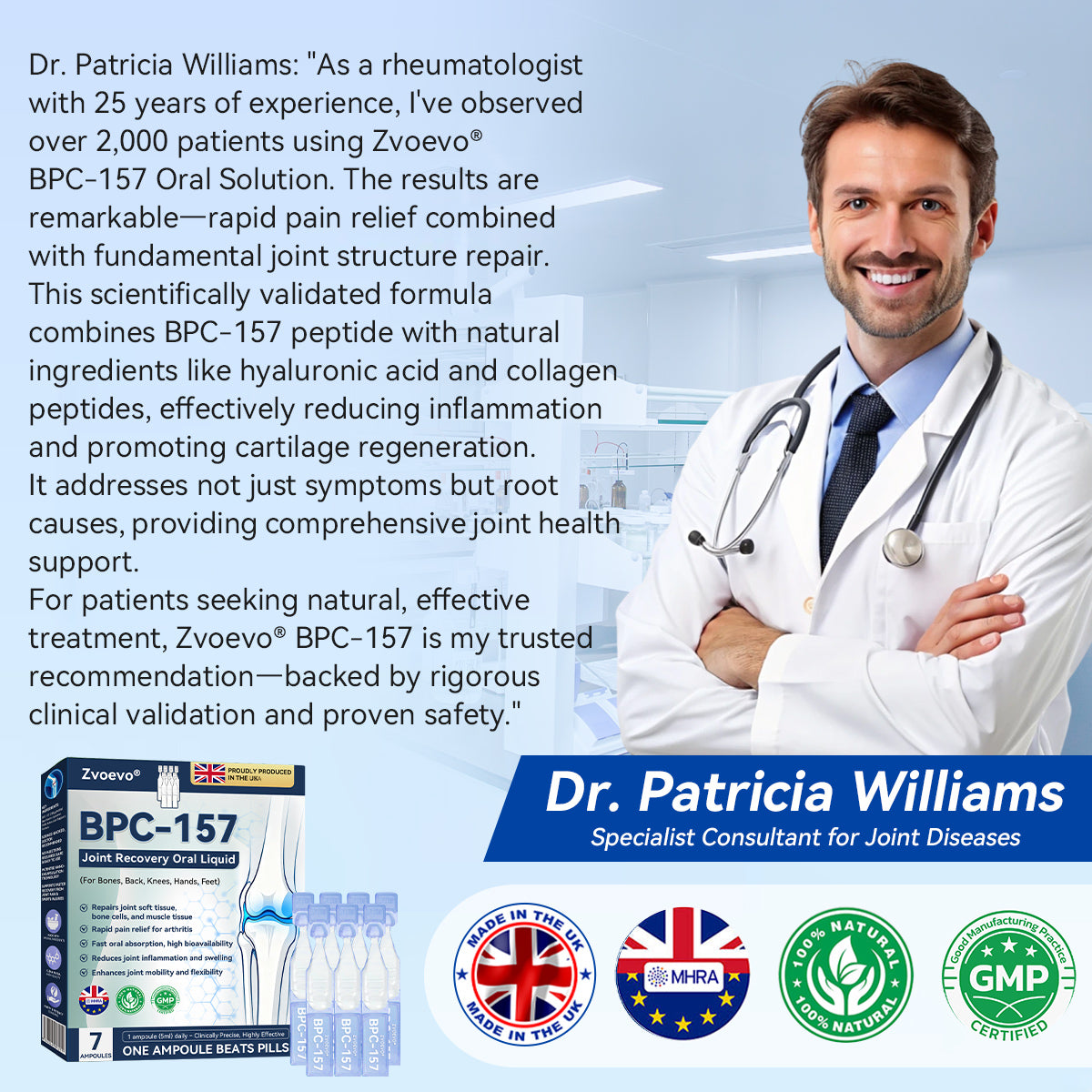 𝑩𝒐𝒐𝒕𝒔 𝑶𝒏𝒍𝒊𝒏𝒆 𝑺𝒕𝒐𝒓𝒆 | 💖💫Zvoevo® BPC-157 Stabilized-Peptide Joint Recovery Oral Liquid - ✅Clinically Co-Developed with the U.K. Peptide Research Alliance (UKPRA)