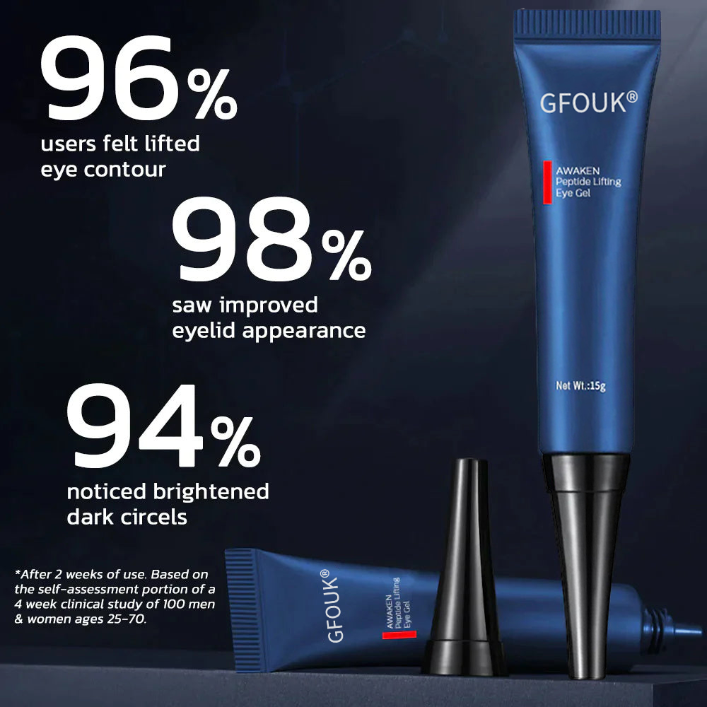 💡𝑶𝒇𝒇𝒊𝒄𝒊𝒂𝒍 𝑺𝒕𝒐𝒓𝒆 |✨Ends Tonight: Get 60% OFF Before It’s Gone! 💯GFOUK® Awaken Peptide Lifting Eye Gel