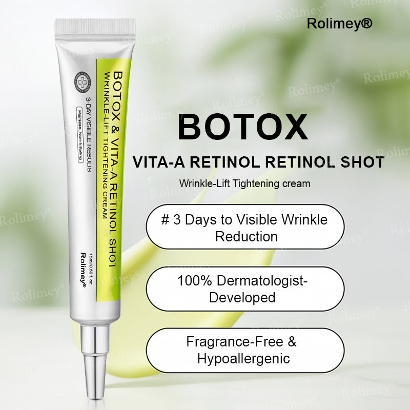 Rolimey® Botox & Vita-A Retinol Shot Wrinkle-Lift Tightening Cream upsell