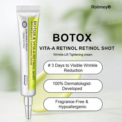 Rolimey® Botox & Vita-A Retinol Shot Wrinkle-Lift Tightening Cream upsell