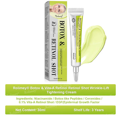 Rolimey® Botox & Vita-A Retinol Shot Wrinkle-Lift Tightening Cream upsell