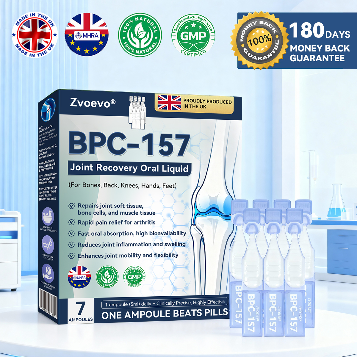 𝑩𝒐𝒐𝒕𝒔 𝑶𝒏𝒍𝒊𝒏𝒆 𝑺𝒕𝒐𝒓𝒆 | 💖✨Zvoevo® BPC-157 Stabilized-Peptide Joint Recovery Oral Liquid - ✅Clinically Co-Developed with the U.K. Peptide Research Alliance (UKPRA)