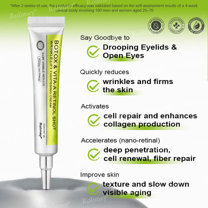 Rolimey® Botox & Vita-A Retinol Shot Wrinkle-Lift Tightening Cream upsell