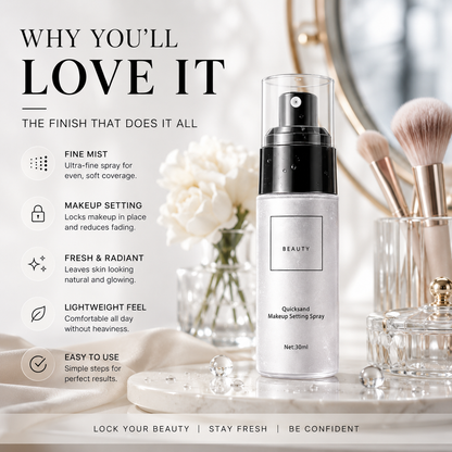 ROLIMEY® 3-in-1 Mattifying Setting Spray – Waterproof Makeup Lock for Flawless Oil Control