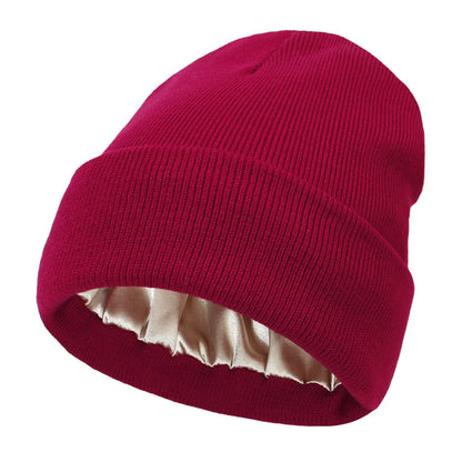 🔥Satin-Lined Anti-Frizz Beanie