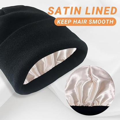 🔥Satin-Lined Anti-Frizz Beanie